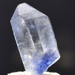 Rare Dumortierite Included Quartz Crystal - Brazil