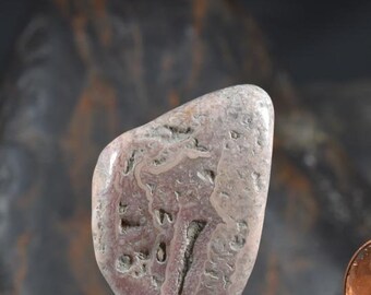 RHODOCHROSITE  Polished gem pebble Specimen Tumbled stone Argentina