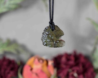 Moldaviet hanger, Tektiet groene meteoriet ketting Moldaviet kralen ketting Moldaviet kralen hanger
