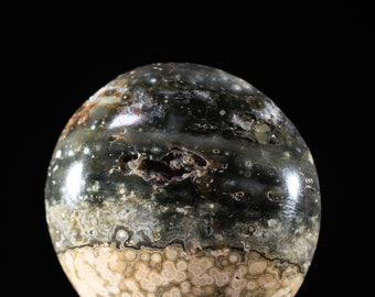 Ocean Jasper Marovato 8th Vein Natural Stone  Grade  AAA  Ocean Jasper  Polished Ocean Jasper Ocean Jasper Meditation Stone Orbicular Jasper