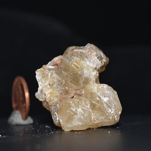 Cerussit Elestial Kristall aus Marokko Mineral Exemplar