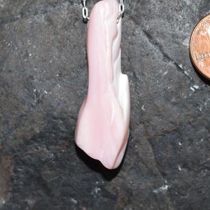 Pink opal Peru slice,  natural Pink opal pendant ,Pink opal bead ,Pink opal necklace, incredible high quality Pink opal stone