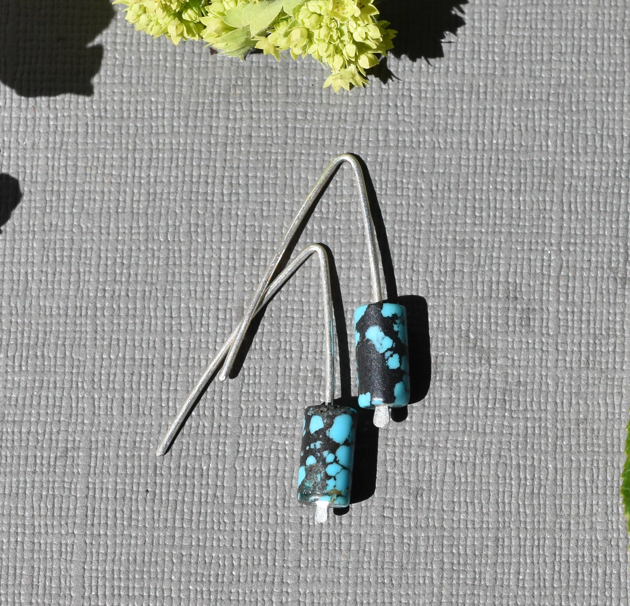 URONE Orecchini Ragno In Argento 925 | Foglia Verde | Gioielli Originali Per Donna | Confezione Regalo