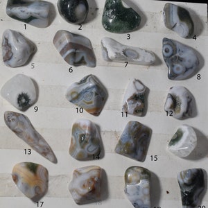 Ozean Jaspis Marovato 8th Vein Naturstein Grad AAA Ozean Jaspis Polierter Ozean Jaspis Ozean Jaspis Meditationsstein Orbicular Jaspis