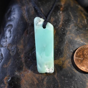 Chrysoprase Natural stone green Agate Healing Metaphysical Pendant Chrysoprase Pendant Bead  Australia