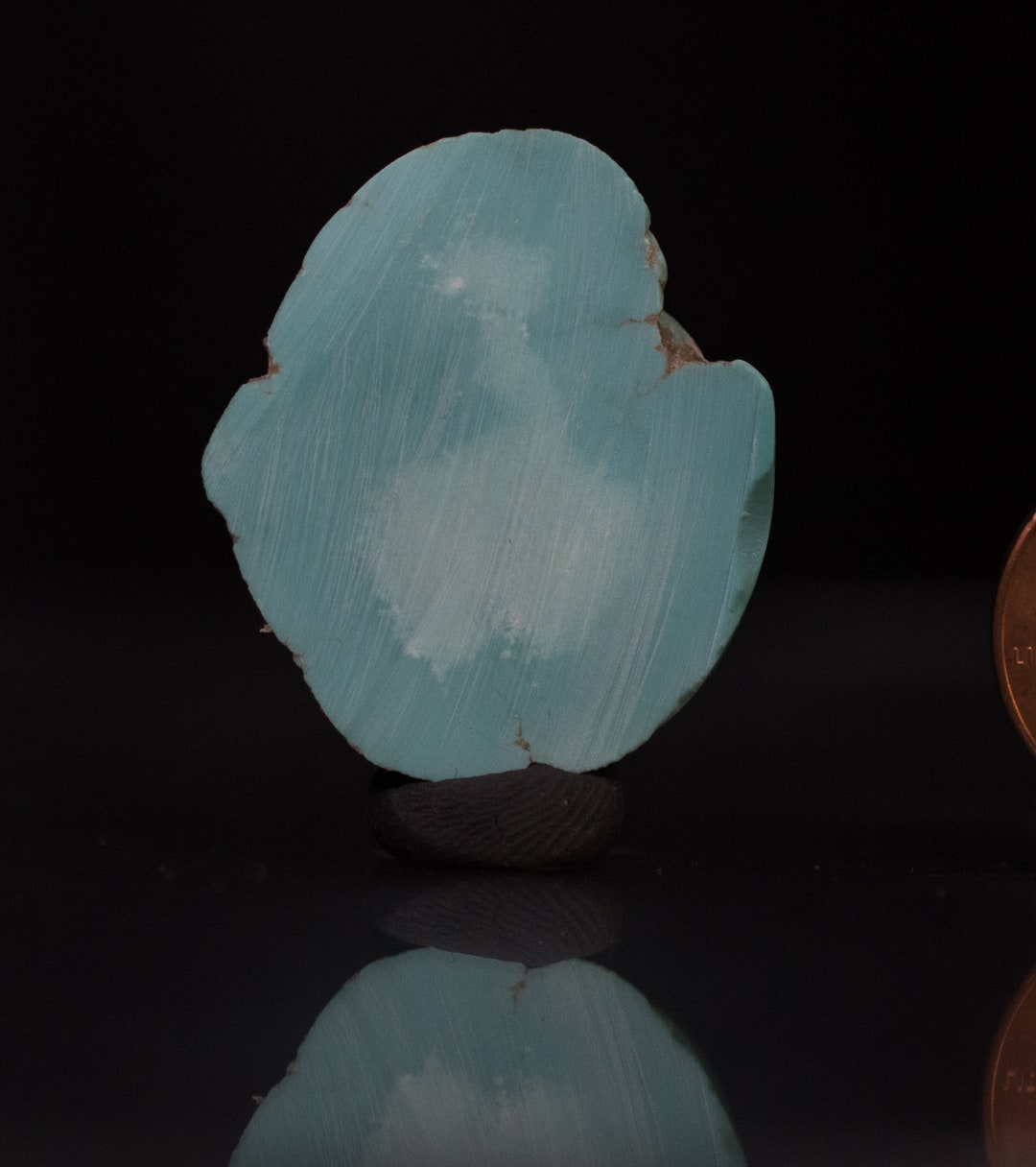 Robins Egg Blue Turquoise Nugget Slice Rough From the Campitos - Etsy