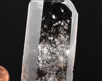 Smokey Quartz Crystal Self Healed Quartz Crystal 225 grams Brazil