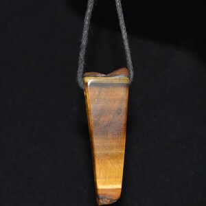 Tigers Eye Pendant ,Tigers Eye  cabochon bead pendant Tigers eye necklace