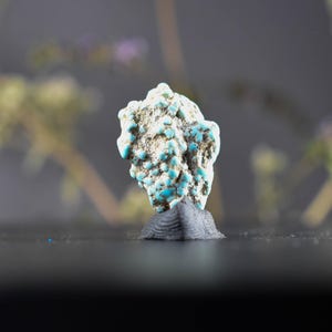 Turquoise rough Nugget, Natural Lone Mountain Mine Nevada, blue turquoise Nugget