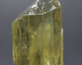 Golden Green Gemmy Apatite Crystal