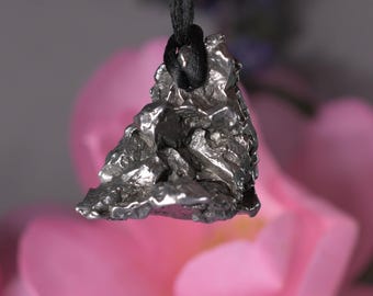 Meteorito Colgante Meteorito, Collar de meteoritos Campo del Cielo Colgante Meteorito Colgante de cristal