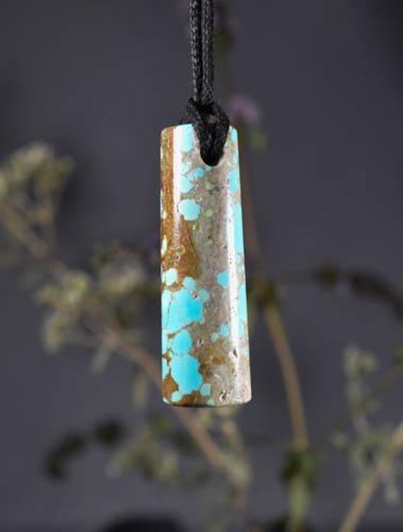 Hand Carved Turquoise Necklace Hand Carved Turquoise Necklace