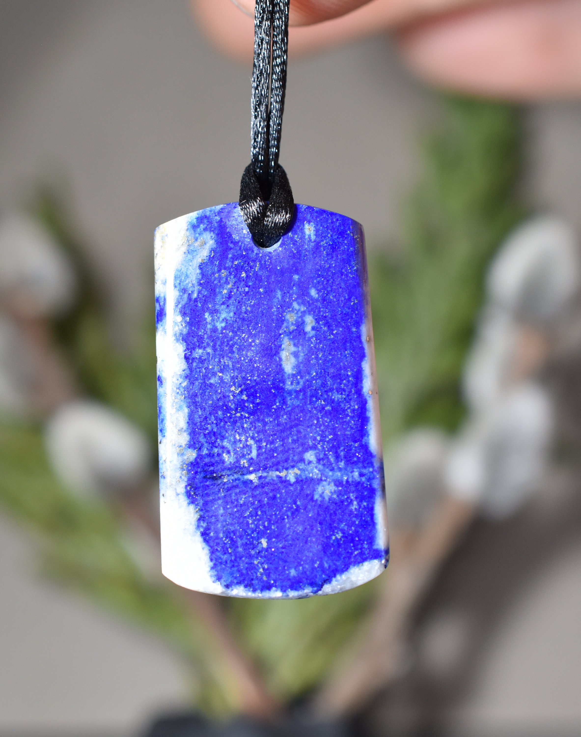 Lapis Lazuli Pendant Necklace, Lapis Lazuli Necklace Lapis