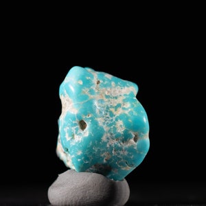 Nugget rugoso turquesa, turquesa azul pulido de la mina Kingman