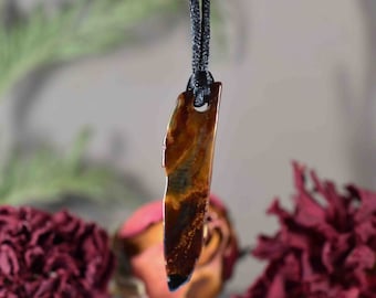 Pietersite Pendant, Crystal Necklace  Pendant Pietersite Pendant Crystal pendant Bead