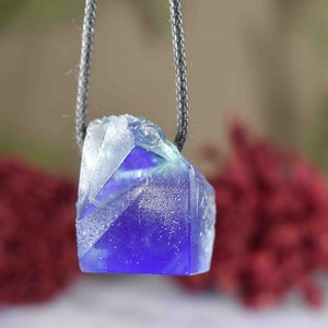 Fluorite Crystal Necklace  Fluorite Crystal Pendant Diana Maria Mine UK Fluorite  Fluorite Mineral Specimen Rare Crystal Minerals