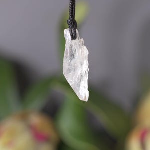 Phenakite Crystal Pendant Small Phenacite Pendant gem crystal phenakite Necklace from Nigeria