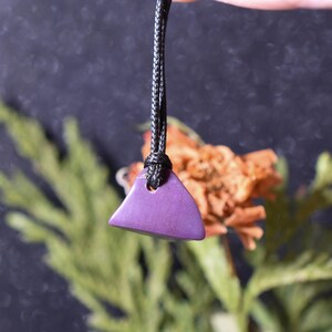Sugilite Pendant with  cord Small Sugilite Pendant with cord