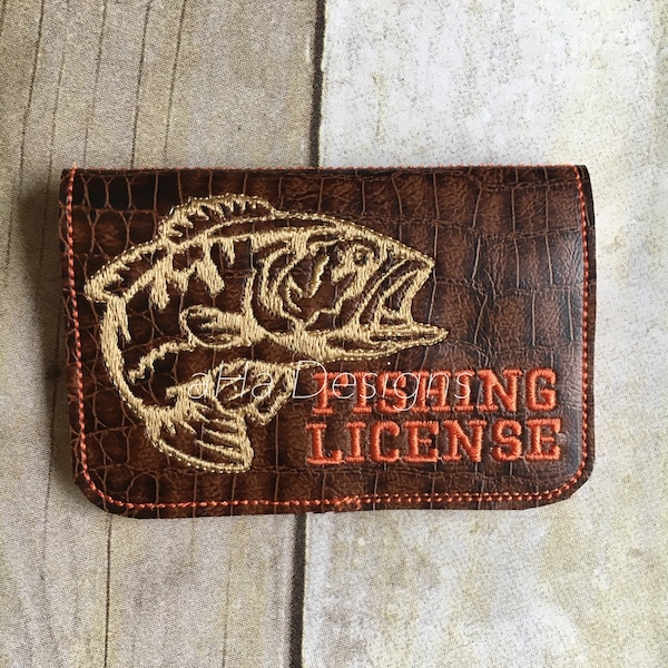 Fishing License Holder Etsy