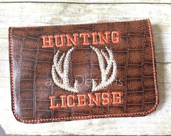 Hunting license holder