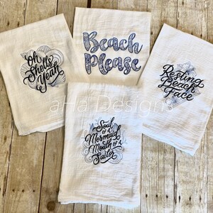 Beachy Kitchen Towel