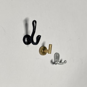 Dollhouse wall hook set