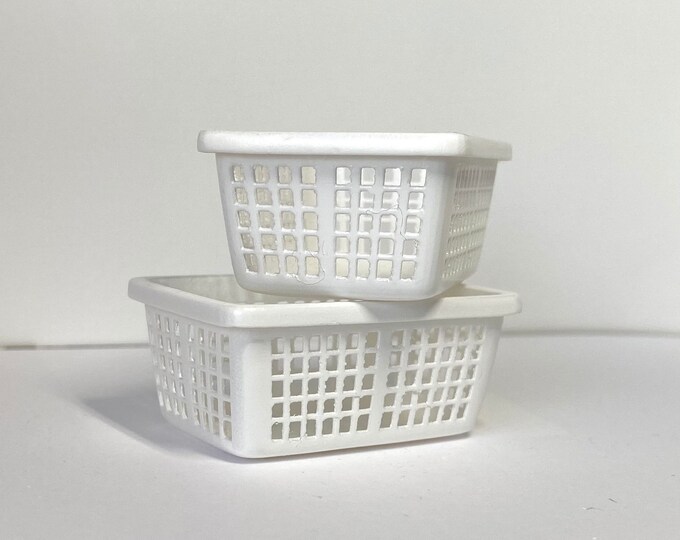 Miniature Laundry Basket Etsy