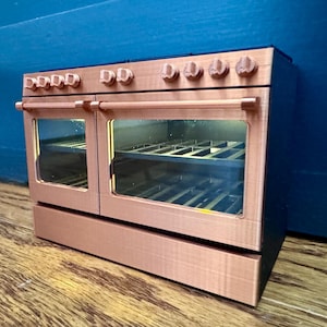 Dollhouse double stove/oven with lights