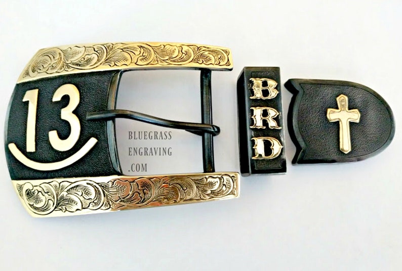 belt buckle engraving