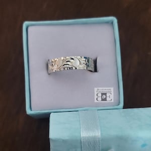 Everyday Stacking Band, Hand Engraved Band, Daily Ring, Stackable, Stacker Rings, Bright Cut, Ring Stacks, Boho, Western, Alternative