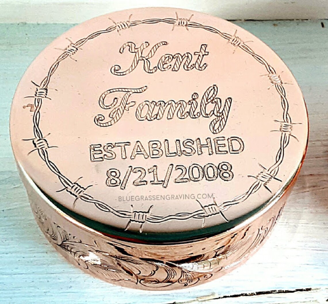 Custom Dip Can Engraved Lid Chew Can Tobacco Copenhagen Etsy