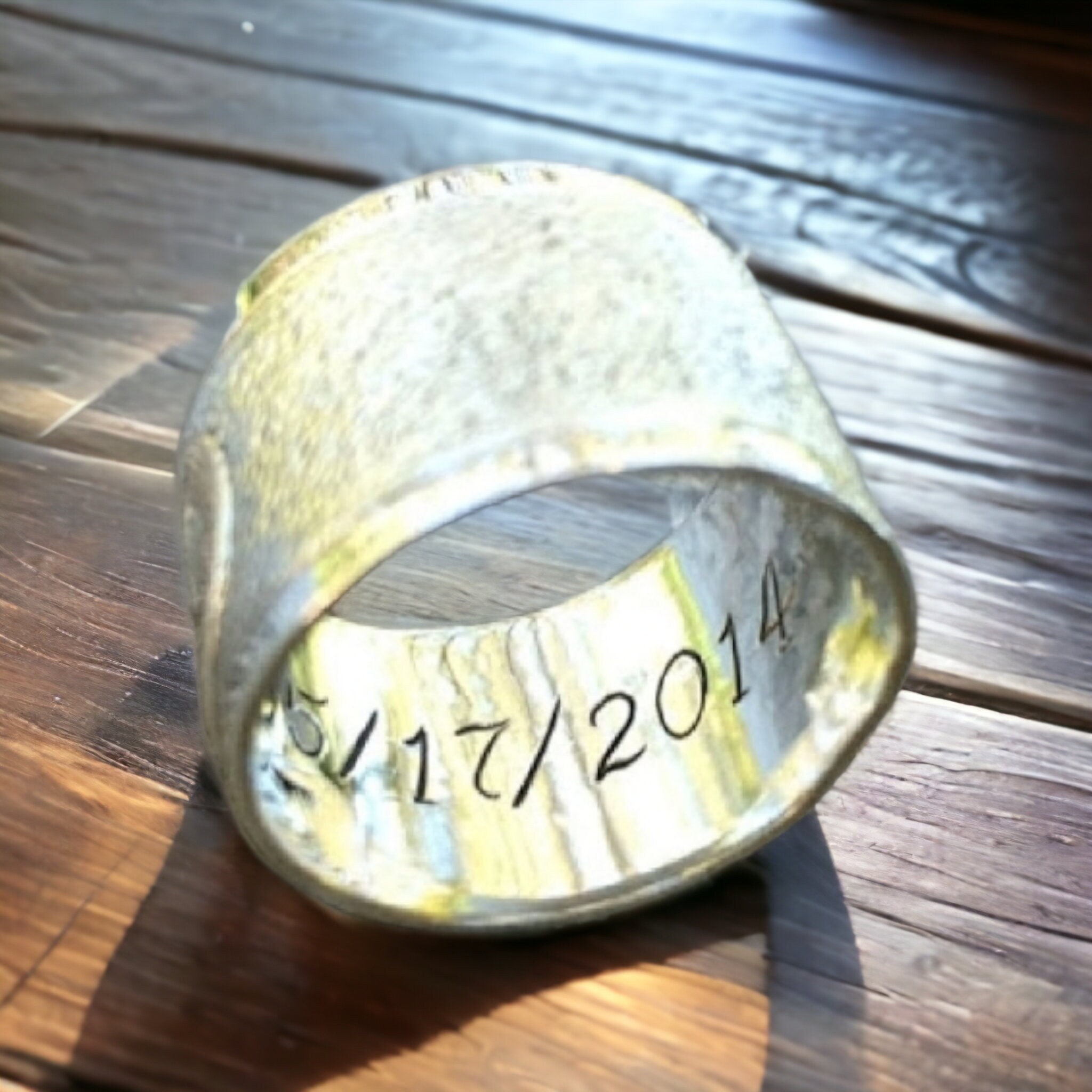 Custom Sterling Silver Ranch Brand Ring, Wide Western Band ...