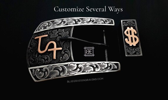 Custom 2 piece belt buckles Clearance