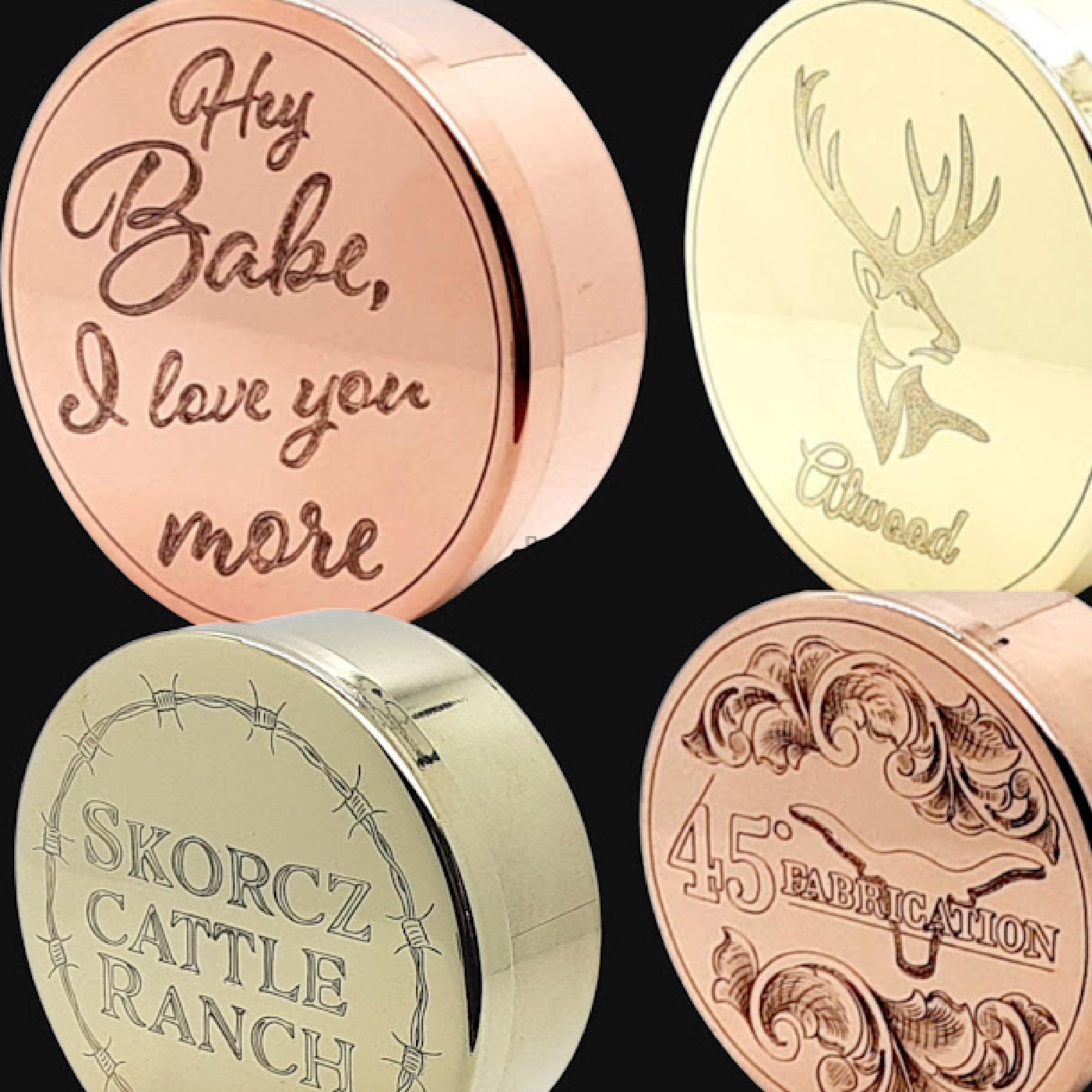 custom chewing tobacco cans Custom Hand Engraved Dip Can Set | Personalized Smokeless Tobacco Can |  Ranch Brand, Initials, Logo
