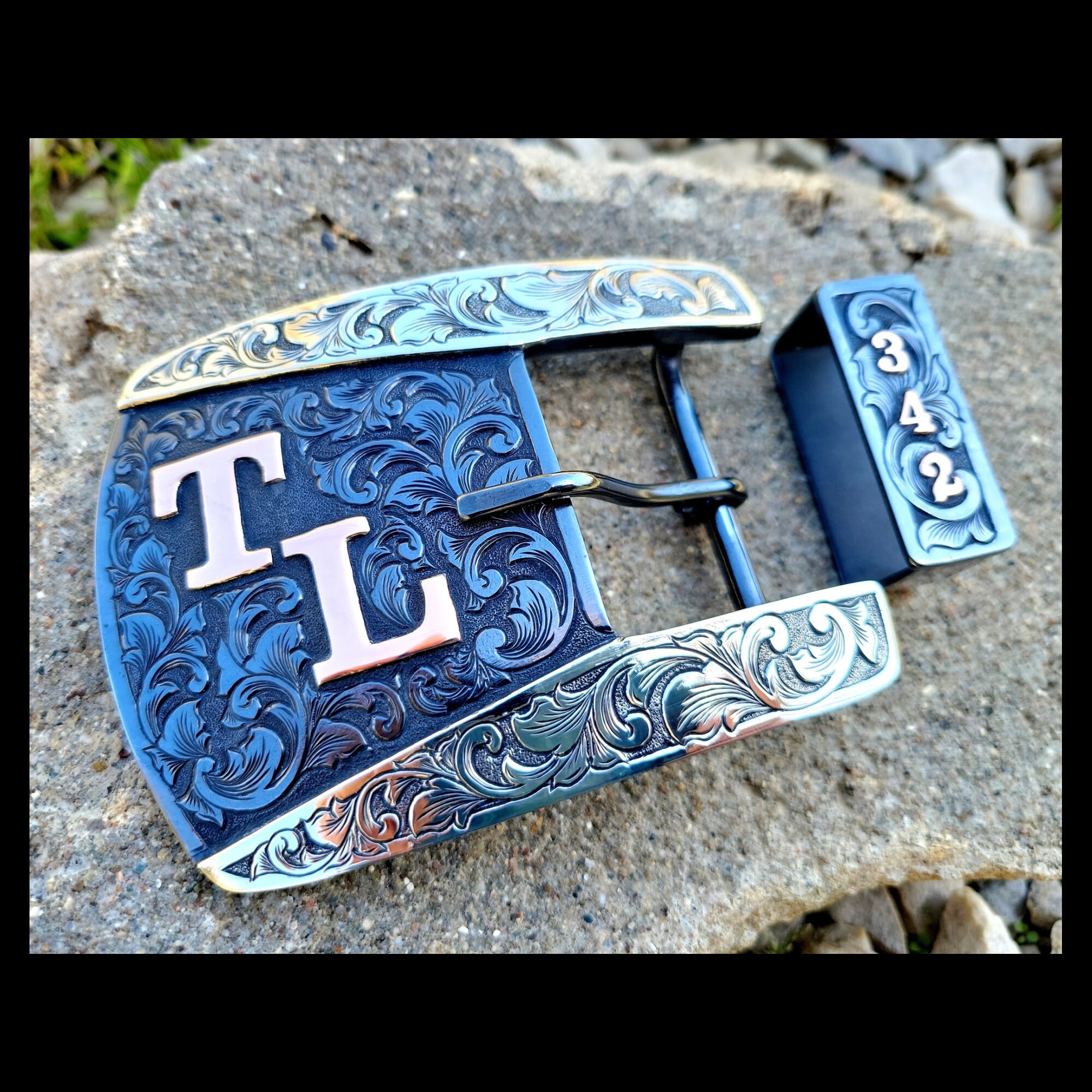 CUSTOM Belt Buckle Mens Ranger Buckle 2 Piece Western Belt Buckle Cattle Brand Steel Buckle Personalized Engraved Mens Rodeo Cowboy Etsy