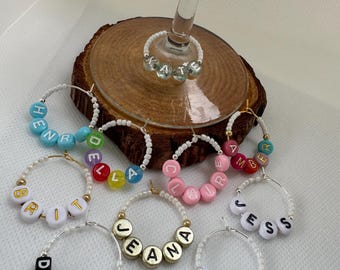 Custom Wine Charms: Personalized Bachelorette Party Favors