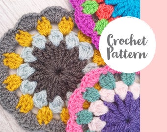 Crochet pattern - small mandala crochet pattern - coaster crochet pattern - home decor