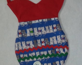 Cat fish shaped Christmas Stocking