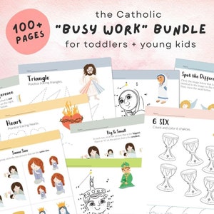 Catholic Kid Activities, Catholic Preschool Activity Pages, Catholic Coloring Pages,  Catholic Homeschool, Catholic Pre-K, Catholic Teacher