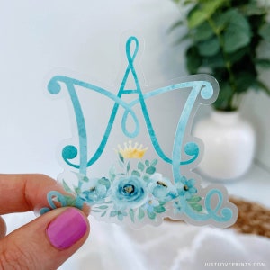 Auspice Maria Vinyl Sticker, Ave Maria Sticker, Catholic Sticker, Mirror Sticker, Catholic Water Bottle Sticker, Catholic Mother&#39;s Day Gift