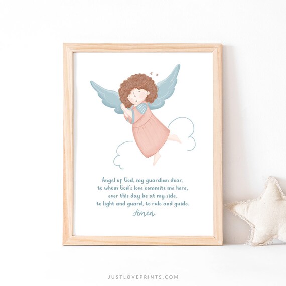 Engel Gottes Gebet Schutzengel Gebet Katholische Etsy