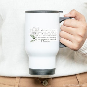 St. Therese of Lisieux Quote, Catholic Woman Gift, Catholic Sympathy Gift, Catholic Sister Gift, Catholic Sticker for Water Bottle image 4