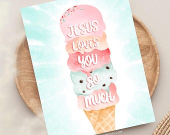 Jesus Loves You So Much Greeting Card