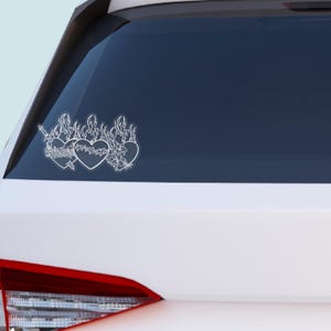 Holy Family Hearts Car Window Sticker, Large Sticker, 100% Weatherproof, Catholic Car Decal, Catholic Vinyl Sticker, Catholic Mom Gift image 9