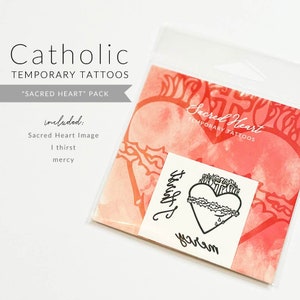 Temporary Tattoos | Sacred Heart Collection