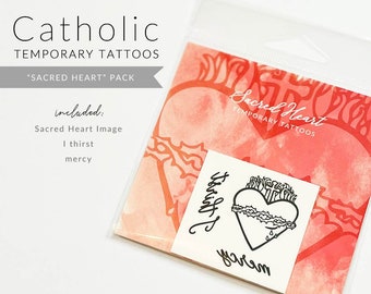 Temporary Tattoos | Sacred Heart Collection