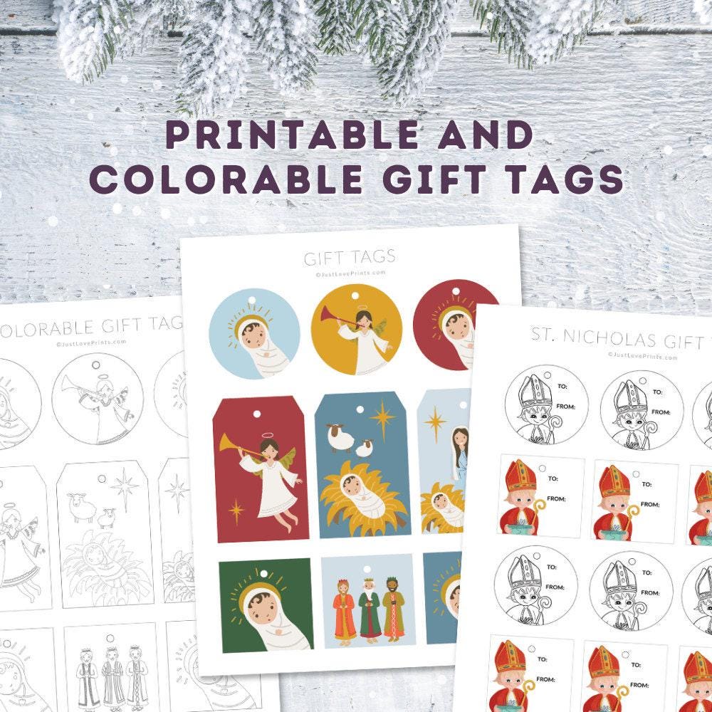 Advent Activity Pages, Catholic Christmas Activity Pages, Catholic ...