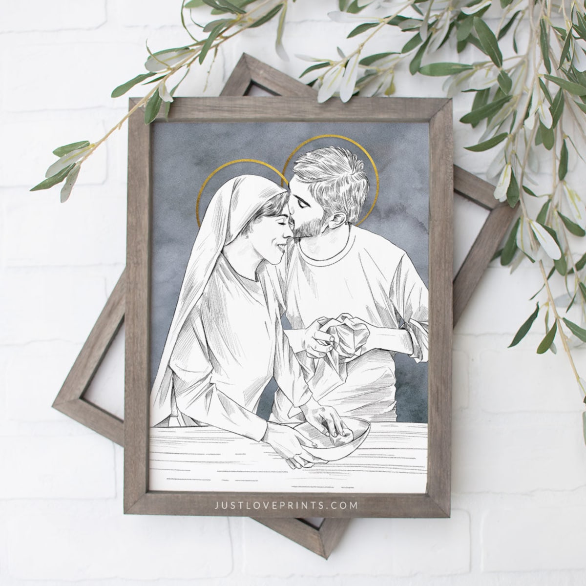 Mary and Joseph Doing Dishes, Catholic Mom Gift, Catholic Kitchen, Catholic Wedding Gift, Catholic Husband Gift, Catholic Couple Gift - Etsy