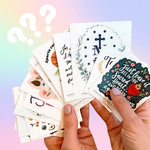 Catholic Mystery Sticker Bundle | Catholic Gift for students, bible study, FOCUS, campus ministry