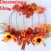 Pumpkin Shape Wire Wreath Great for Craft Projects 14 Wide read Ad for ...